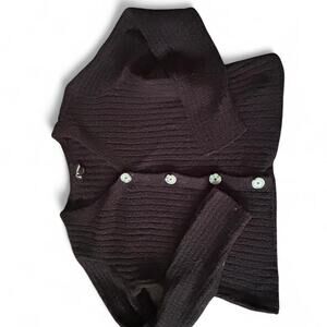 Black button up cardigan